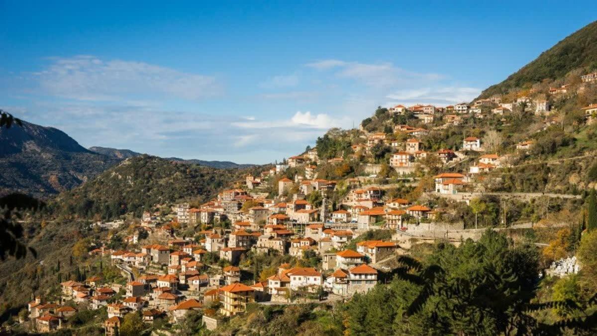 Forest Cosy House - Lagkadia Amazing View Exterior foto